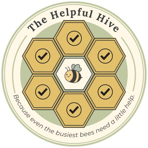 The Helpful Hive branding
